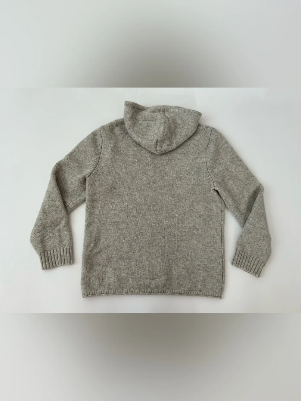 Candy & Caviar 100% Cashmere The Roll Hem Pullover Hoodie Men’s Medium $298 Luxe